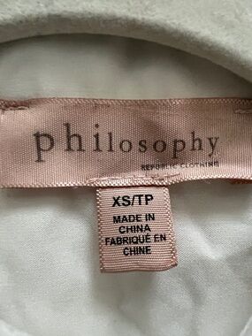 Philosophy Classic White Button-Up Shirt